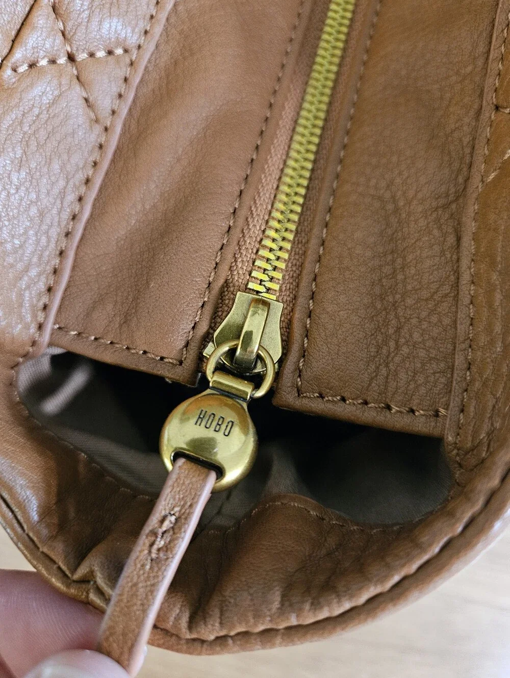 HOBO Austin Tote Brown Leather Shoulder Bag